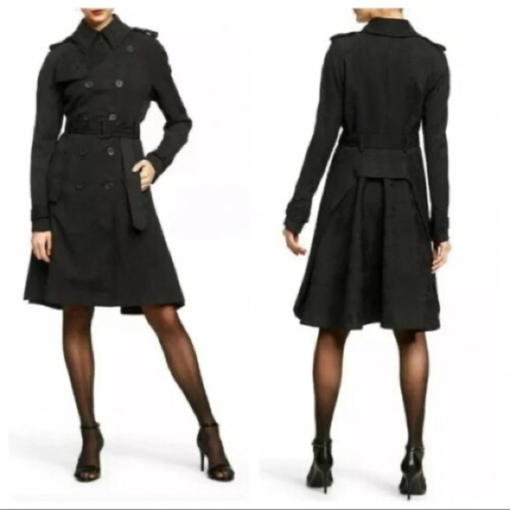 Altuzarra For Target Black Double-Breasted Trench Coat